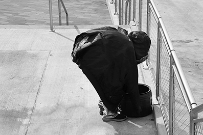 Homeless : Street Life : New York : Personal Photo Projects : Photos : Richard Moore : Photographer